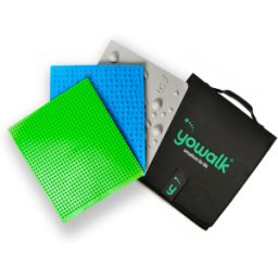 Yowalk® FeetBoard™ PLUS: Innovador tablero modular que simula superficies naturales para reactivar la circulación, corregir la postura y reducir el estrés (Incluye funda de tela)