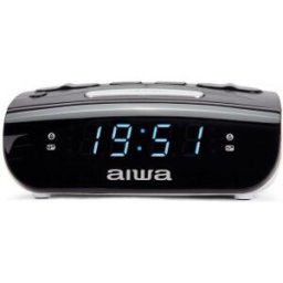 Aiwa CR-15 despertador Reloj despertador digital Negro, Blanco