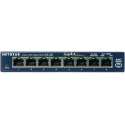 Netgear GS108 ( GS108GE ) Copper Gigabit Switch - Conmutador - 8 puertos - EN, Fast EN, Gigabit EN -