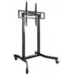 TooQ LUX Soporte de Suelo con Ruedas y Regulación Eléctrica maximo 120kg