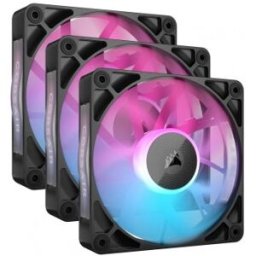 Corsair iCUE LINK RX120 RGB Carcasa del ordenador Ventilador 12 cm Negro 3 pieza(s)