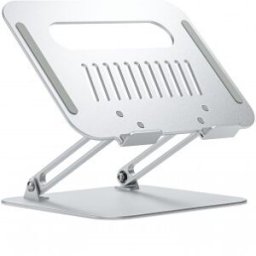 Aisens Soporte de Sobremesa XL 10-17 Ajustable para Portatil / Tablet, Plata