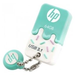 HP x778w unidad flash USB 64 GB USB tipo A 3.2 Gen 1 (3.1 Gen 1) Verde, Blanco