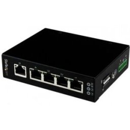 StarTech.com Switch Conmutador Industrial Ethernet Gigabit No Gestionado de 5 Puertos RJ45
