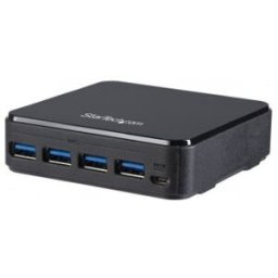 StarTech.com Switch Conmutador USB 3.0 4x4 para Compartir Dispositivos Periféricos, De plástico, 0 -