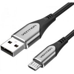 Vention Cable USB 2.0 3A COAHG - USB Macho - MicroUSB Macho - 1.5m - Gris