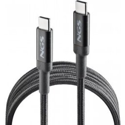 Ngs KNOT 100W-3 cable USB USB 2.0 3 m USB C Negro