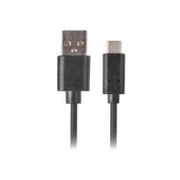 Lanberg CABLE USB CA-USBO-20CU-0005-BK - CONECTORES USB-A A USB TIPO-C - QC 3.0 - 0.5M - NEGRO