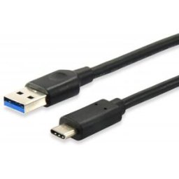 Equip 128345 cable USB 0,5 m USB C USB A Negro