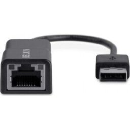 Belkin F4U047BT adaptador de cable USB 2.0 RJ-45 Negro