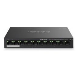 Mercusys MS110P switch Gestionado Fast Ethernet (10/100) Energía sobre Ethernet (PoE) Negro