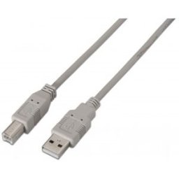 Aisens A101-0003 cable USB 3 m USB 2.0 USB A USB B Beige