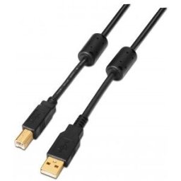 Aisens A101-0011 cable USB 5 m USB 2.0 USB A USB B Negro