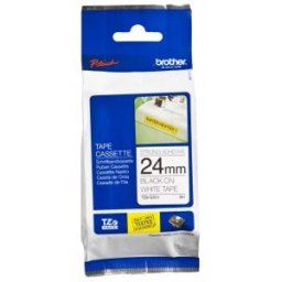 TZeS251, Negro sobre blanco, TZ, Negro, Blanco, Transferencia térmica, Brother, PT-1400, PT-
