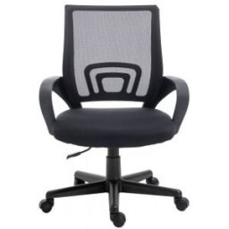 Silla oficina equip 651003 negra ergonomica