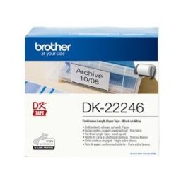 DK-22246, Negro sobre blanco, DK, Negro, Blanco, Térmica directa, Brother, QL-1100, QL-1110N