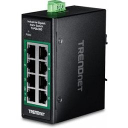 TRENDnet TI-PGLC80 switch No administrado Gigabit Ethernet (10/100/1000) Energía sobre Ethernet (PoE