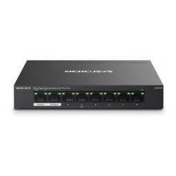 Mercusys MS108GP switch Gestionado Gigabit Ethernet (10/100/1000) Energía sobre Ethernet (PoE) Negro