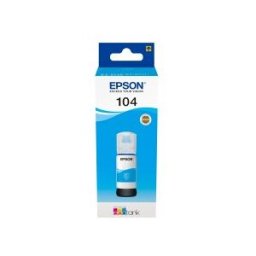 104 EcoTank Cyan ink bottle, Cian, Epson, Multicolor, 65 ml, 1 pieza(s)
