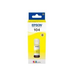 104 EcoTank Yellow ink bottle, Amarillo, Epson, Multicolor, 65 ml, 1 pieza(s)
