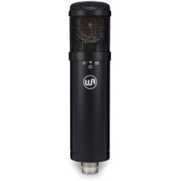 Warm Audio WA-47jr Black Microfone condensador de diafragma grande de construção discreta