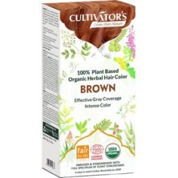 Cultivators Tinte de Cabello Orgánico con Hierbas 100 gr Brown