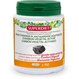Superdiet Carbón Vegetal Activado 150 Cápsulas