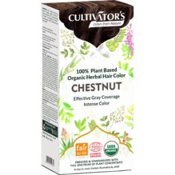 Cultivators Tinte de Cabello Orgánico con Hierbas 100 gr Chestnut