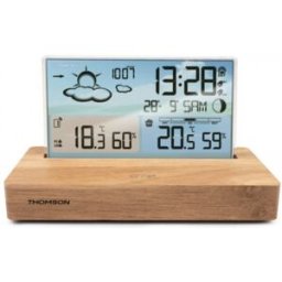 Reloj despertador con indicador meteorológico Thomson