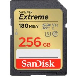 Tarjeta SanDisk Extreme SD UHS-I 256GB 180MB/s