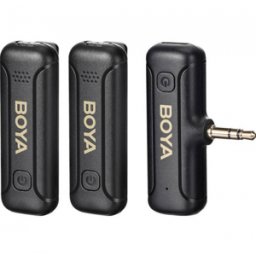 Microfono Inalámbrico Doble Jack 3.5MM Boya Plug Play