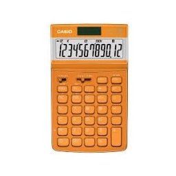 Calculadora Casio JW210TW naranja