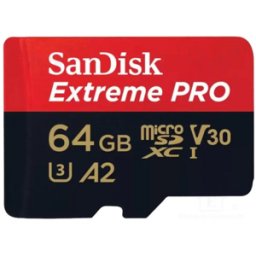Tarjeta SanDisk 64GB Extreme PRO A2 MicroSDXC de 200MB/S