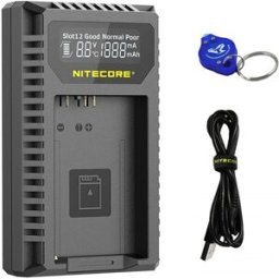 Cargador de viaje Nitecore UCN5 para batería Canon LP-E17