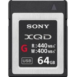 Tarjeta Profesional Sony QD-G64E Serie G XQD 2.0 64GB 440MB/s