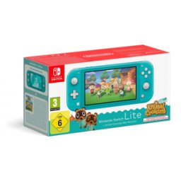 Consola Nintendo Switch Lite turquesa + animal crossing