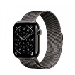 Apple Watch Series 11 GPS + Cellular 46mm Slate Titanium Case with Slate Milanese Loop - M/L
