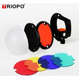 TRIOPO-Reflector de filtro de Color TR-07 Bola de nido de abeja, kit de accesorios para fotos