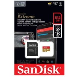 Tarjeta Sandisk Extreme MicroSD 512GB 190MB/S