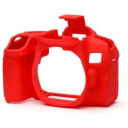 Funda silicona Easycover para Canon EOS850D Rojo