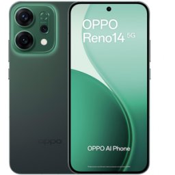 Teléfono móvil Oppo Reno 14 5G 12Ram 512Gb Verde luminoso