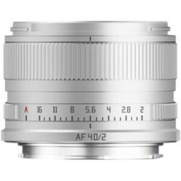 Objetivo Ttartisan AF 40mm F2 para L-Mont plata AF4020-L-S
