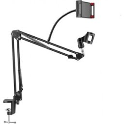 Ultrapix Soporte sobremesa brazo articulado para movil y micrófono UPFK-25C
