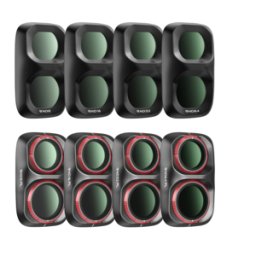 Pack de 8 filtros Freewell para DJI Osmo Pocket 4P Kit All Day Negro