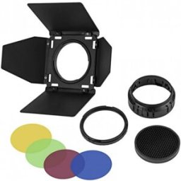 Aletas Godox bd-10 con nido de abeja y geles para ad300 pro