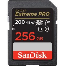 Tarjeta SanDisk Extreme PRO SD 256Gb 200MB/s