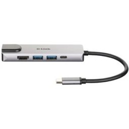 D-Link DUB-M520 Hub 5 en 1 HDMI 4K/RJ45/USB 3.0/USB-C