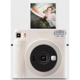 Fujifilm Cámara instantánea Instax Square SQ1 Chalk White