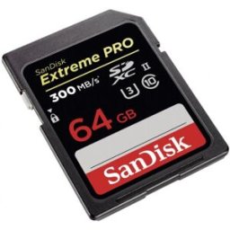 Tarjeta SanDisk Extreme PRO SD UHS II 300MB/s 64Gb