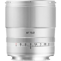 Objetivo Ttartisan AF 75mm F2 L-Mont plata (AF7520-L-S)